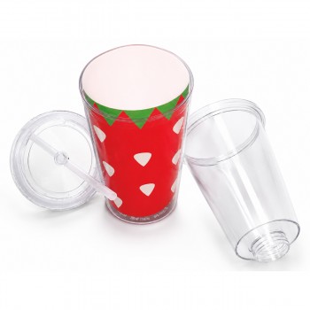 COPO DUPLA PAREDE PERSONALIZÁVEL COM TAMPA E CANUDO 450ML REF: JKX1031 COPO DUPLA PAREDE PERSONALIZÁVEL COM TAMPA E CANUDO 450ML REF: JKX1031