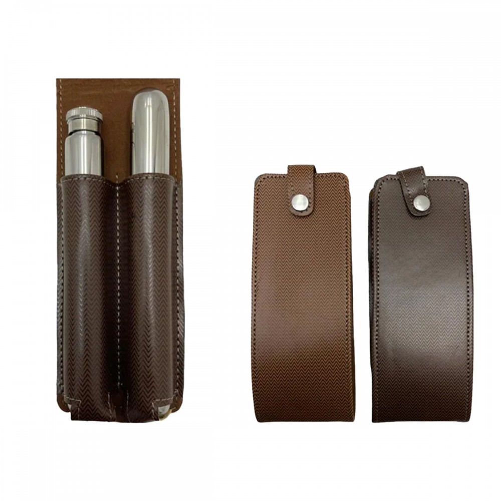 KIT   PORTA CHARUTO EM METAL