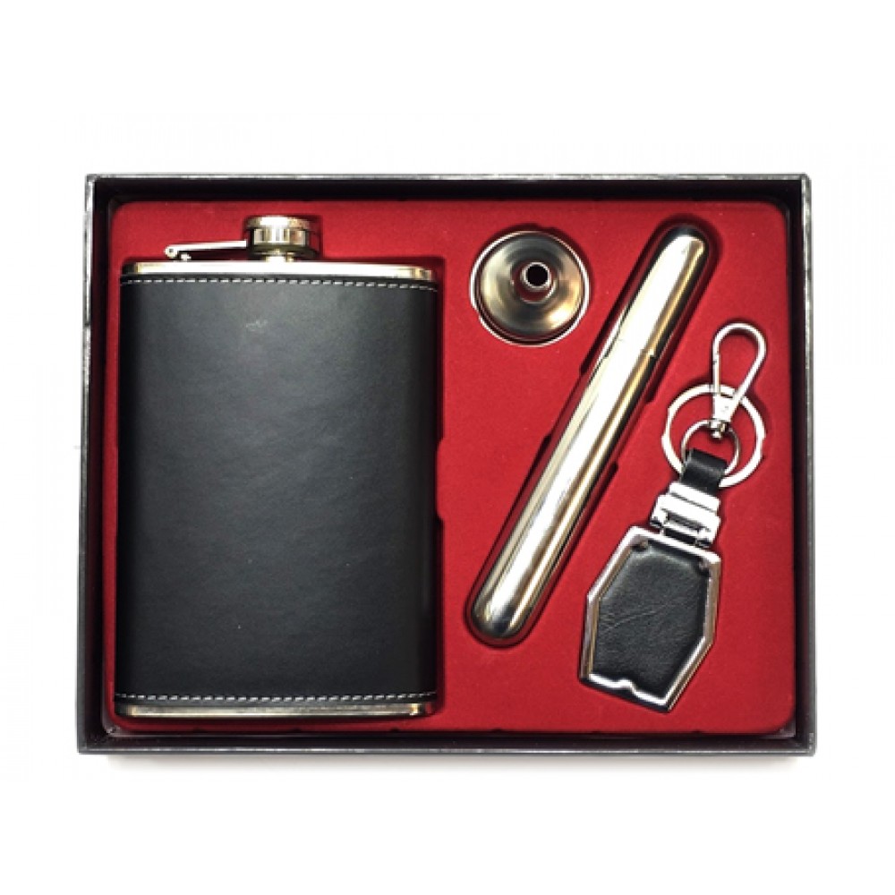 KIT FRASCO P/ BEBIDA 9 OZ EM METAL 260ML