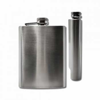 CANTIL DE BOLSO PARA BEBIDA 9 OZ EM METAL 260ML REF: DSC4732-9