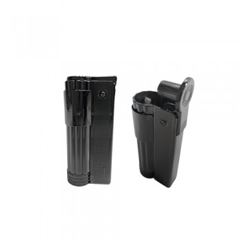 ISQUEIRO DE BOLSO EM METAL COR CINZA CHUMBO  REF: W833