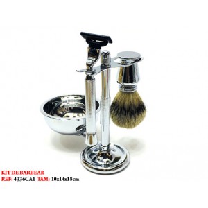KIT DE BARBEAR. TAM: 10X14X18CM KIT DE BARBEAR. TAM: 10X14X18CM
