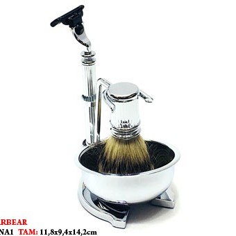 KIT DE BARBEAR. TAM: 11.8X9.4X14.2CM KIT DE BARBEAR. TAM: 11.8X9.4X14.2CM