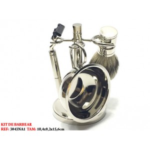 KIT DE BARBEAR. TAM: 10.4X9.2X15.6CM