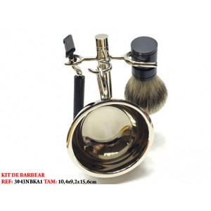KIT DE BARBEAR. TAM: 10.4X5.2X15.6CM
