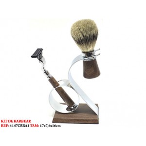 KIT DE BARBEAR. TAM: 17X7.6X16CM
