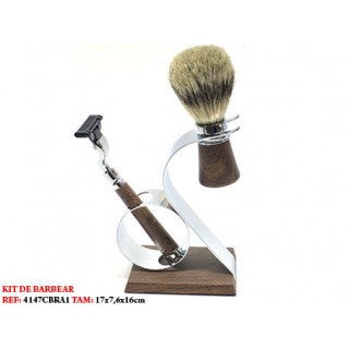 KIT DE BARBEAR. TAM: 17X7.6X16CM