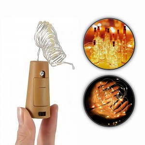 LUMINÁRIA LED MODELO ROLHA DE GARRAFA EM PLÁSTICO 200CM REF: AP6092-TAP20