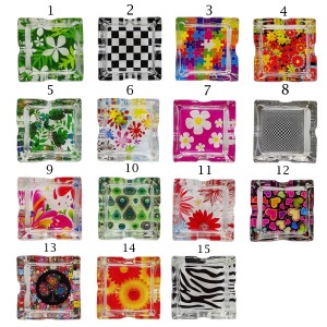 CINZEIRO DE MESA COLORIDO EM VIDRO REF: G07H1 CINZEIRO DE MESA COLORIDO EM VIDRO REF: G07H1