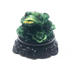 ENFEITE DECORATIVO MODELO: SAPO C/MOEDA