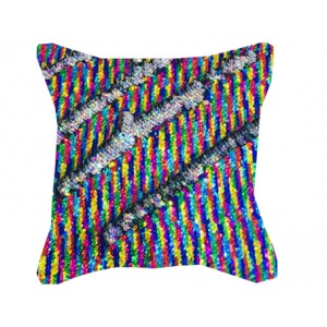 CAPA P/ALMOFADA 40X40CM C/LANTEJOULA