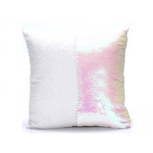 CAPA P/ALMOFADA 40X40CM C/LANTEJOULA