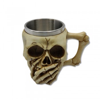 CANECA MEDIEVAL MODELO CAVEIRA EM RESINA 450ML REF: 950B CANECA MEDIEVAL MODELO CAVEIRA EM RESINA 450ML REF: 950B