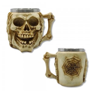 CANECA MEDIEVAL MODELO CAVEIRA EM RESINA 450ML REF: 951B CANECA MEDIEVAL MODELO CAVEIRA EM RESINA 450ML REF: 951B