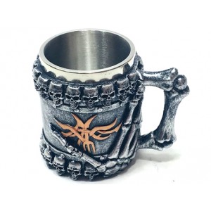 CANECA 450ML MODELO CAVEIRA 