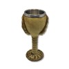 TAÇA MEDIEVAL MODELO CAVEIRA EM RESINA 150ML REF: 1602A TAÇA MEDIEVAL MODELO CAVEIRA EM RESINA 150ML REF: 1602A