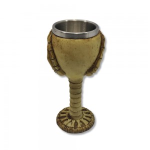 TAÇA MEDIEVAL MODELO CAVEIRA EM RESINA 150ML REF: 1602A TAÇA MEDIEVAL MODELO CAVEIRA EM RESINA 150ML REF: 1602A