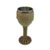 TAÇA MEDIEVAL MODELO CAVEIRA EM RESINA 150ML REF: 1603A