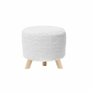 PUFF DECORATIVO BRANCO
