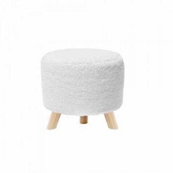 PUFF DECORATIVO BRANCO PUFF DECORATIVO BRANCO