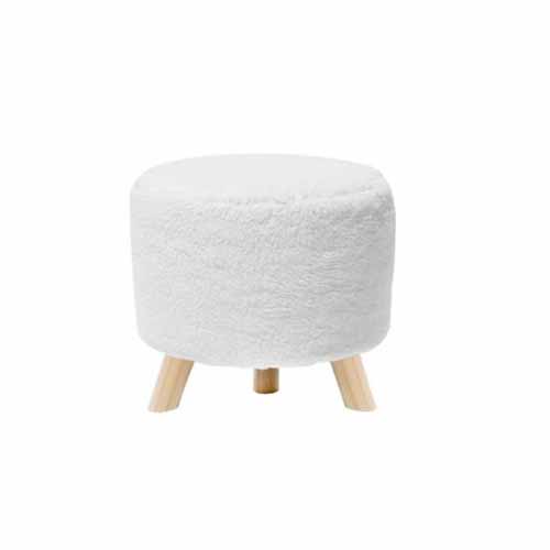 PUFF DECORATIVO BRANCO