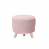 PUFF DECORATIVO ROSA CLARO