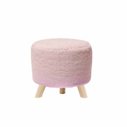 PUFF DECORATIVO ROSA CLARO