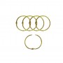 ARGOLA DOURADA EM METAL PACOTE COM 5 PEÇAS 50MM  REF: AP15347-50G