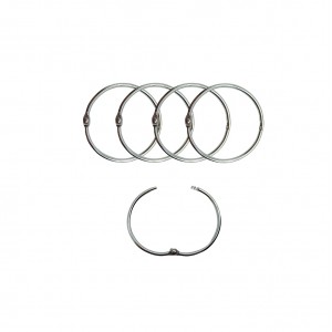 ARGOLA PRATEADA EM METAL PACOTE COM 5 PEÇAS 50MM  REF: AP15347-50S ARGOLA PRATEADA EM METAL PACOTE COM 5 PEÇAS 50MM  REF: AP15347-50S