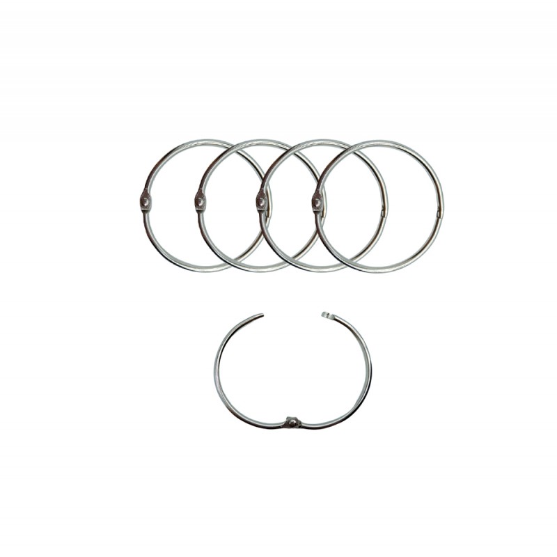 ARGOLA PRATEADA EM METAL PACOTE COM 5 PEÇAS 50MM REF: AP15347-50S ARGOLA PRATEADA EM METAL PACOTE COM 5 PEÇAS 50MM REF: AP15347-50S
