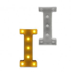 LUMINÁRIA DECORATIVA BRANCA LETRA I EM PLÁSTICO REF: AP6092BR-I LUMINÁRIA DECORATIVA BRANCA LETRA I EM PLÁSTICO REF: AP6092BR-I