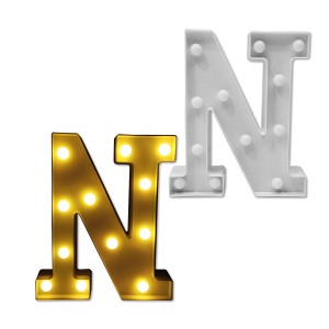 LUMINÁRIA DECORATIVA BRANCA LETRA N EM PLÁSTICO REF: AP6092BR-N LUMINÁRIA DECORATIVA BRANCA LETRA N EM PLÁSTICO REF: AP6092BR-N