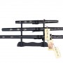 CONJUNTO 3 ESPADAS KATANA SEM CORTE  REF: PFL139144