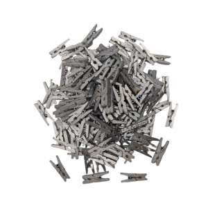 MINI PRENDEDOR COR PRATA PACOTE COM 100 UNIDADES 25MM MINI PRENDEDOR COR PRATA PACOTE COM 100 UNIDADES 25MM