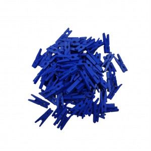 MINI PRENDEDOR COR AZUL ESCURO PACOTE COM 100 UNIDADES  25MM