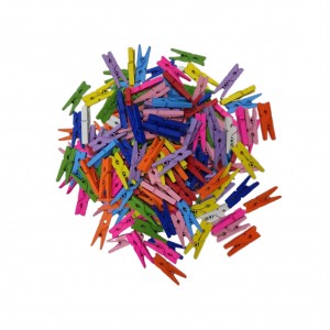 MINI PRENDEDOR SORTIDO PACOTE COM 100 UNIDADES 25MM REF: AP22855-SORTIDO