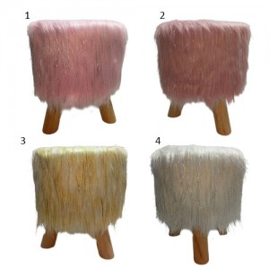 MINI PUFF COM FIOS BRILHANTES REF: AP34140CMRSL