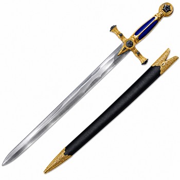 ESPADA MEDIEVAL COM LÂMINA SEM CORTE EM METAL REF: PFL13929