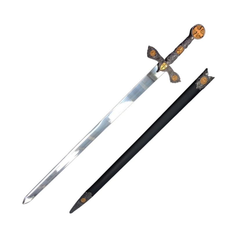 ESPADA MEDIEVAL COM LÂMINA SEM CORTE REF: PFL16900