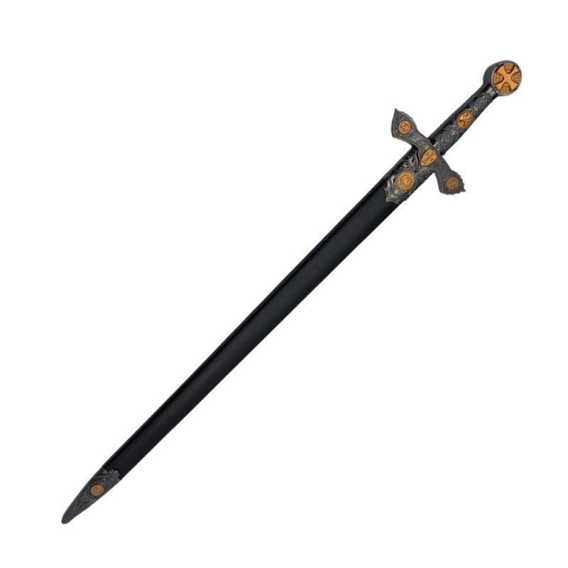 ESPADA MEDIEVAL COM LÂMINA SEM CORTE REF: PFL16900