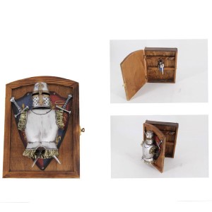 ENFEITE DEC.MODELO ARMADURA PORTA CHAVES