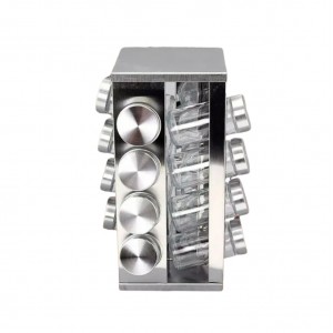 PORTA TEMPERO EM METAL COM 16 POTES  REF: AP1212-16A 