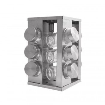 PORTA TEMPERO EM METAL COM 12 POTES REF: APA66-12A
