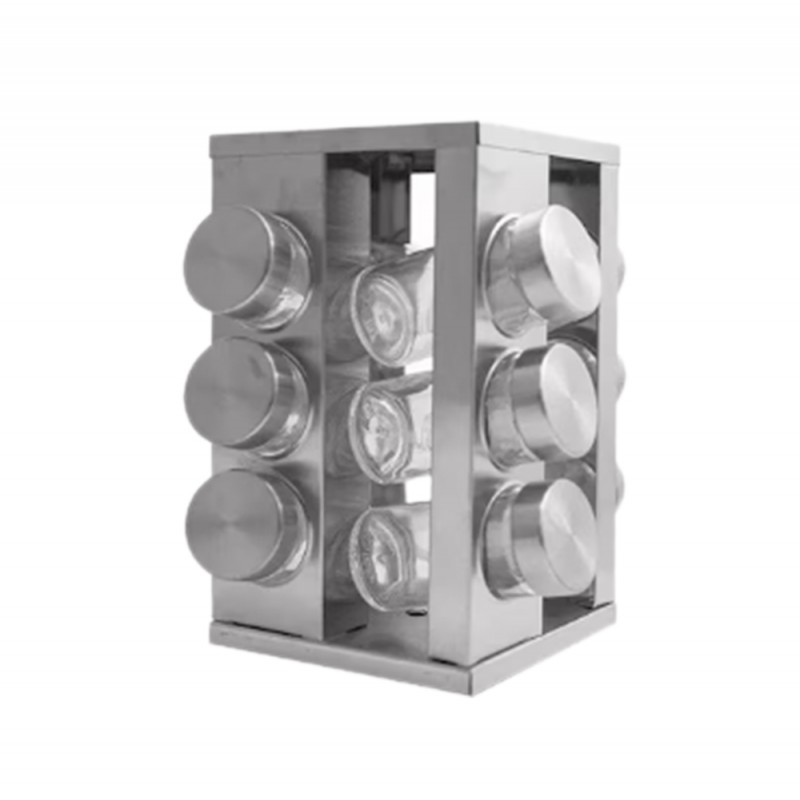 PORTA TEMPERO EM METAL COM 12 POTES REF: APA66-12A