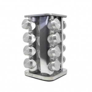 PORTA TEMPERO EM METAL COM 16 POTES  REF: APC66-16 PORTA TEMPERO EM METAL COM 16 POTES  REF: APC66-16