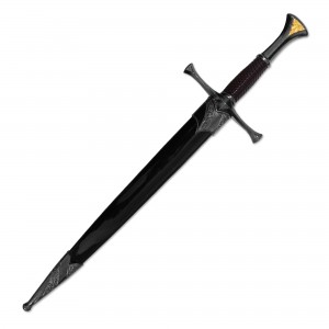 ADAGA DECORATIVA COM LÂMINA SEM CORTE EM METAL REF: PFL15207 