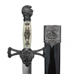 ADAGA DECORATIVA COM LÂMINA SEM CORTE EM METAL REF: PFL9166 