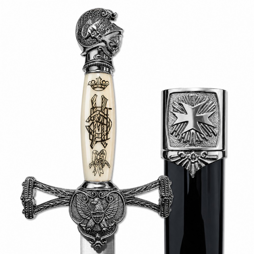 ADAGA DECORATIVA COM LÂMINA SEM CORTE EM METAL REF: PFL9166 