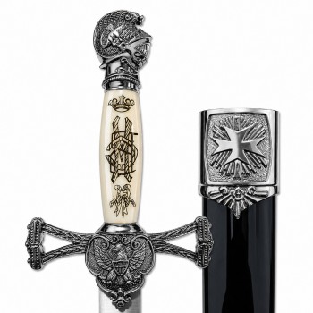ADAGA DECORATIVA COM LÂMINA SEM CORTE EM METAL REF: PFL9166 