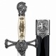 ADAGA DECORATIVA COM LÂMINA SEM CORTE EM METAL REF: PFL9166 